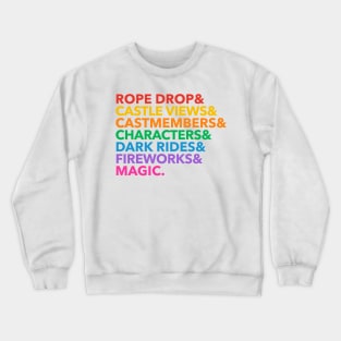 Everything Parks - rainbow Crewneck Sweatshirt
